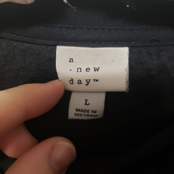 A New Day Crew Neck Sherpa Sweater - Picture 6 of 6